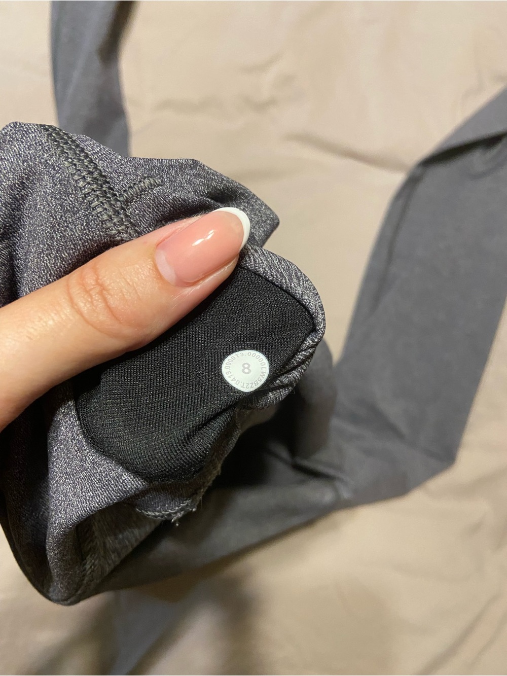 lululemon athletica Heathered Gray High-Rise Leggings - Picture 3 of 3